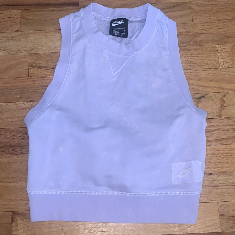Purple/acid wash Nike Tank Top